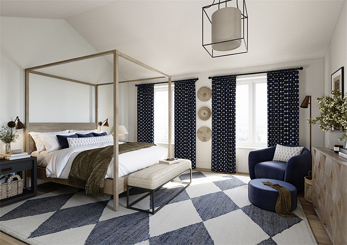 Hanalei, Blue Navy - Made to Measure Curtains - Image 7